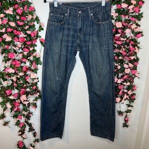 Levi’s 514 Medium Wash Blue Straight Fit Men’s Jeans Casual Comfort 29x30 0291